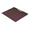 Dacasso 17 x 14 Chocolate Brown Leather Conference Pad wPen Well Luxury Leather Desk Blotter for Writing Padded Executive Table Surface Protector