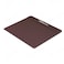 Dacasso 17 x 14 Chocolate Brown Leather Conference Pad wPen Well Luxury Leather Desk Blotter for Writing Padded Executive Table Surface Protector