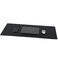 Wolaile Desk Pad 36x17 inchesPU Leather Desk BlotterNonSlip Base Waterproof Surface Office Desk Mat ProtectorOld Desktop Cover DecorLarge Mouse PadBlack