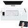 Easy Easy Life Clear Desk Pad Blotter on Top of Desks Office Table Protector Laptop Computer Keyboard Desktop Plastic PVC Transparent NonSlip Desk Writing Mat Organizer Mouse Pad Included Waterproof 1