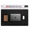 SIIG Extra Large Desk Mat on top of Desk Blotter Protector 36 x 22 Vegan Leather Mouse Mat for Office Home Office Desktop Computer Laptop Keyboard and Mouse Black