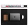 SIIG Extra Large Desk Mat on top of Desk Blotter Protector 36 x 22 Vegan Leather Mouse Mat for Office Home Office Desktop Computer Laptop Keyboard and Mouse Black
