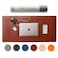 Nordik By Design Nordik Leather Desk Mat Whiskey Brown Cable Organizer Premium Mouse Mat Desk Pad Protector 35 X 17 Inch Felt Vegan Leather Large Office Mouse Pad Blotter