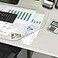 Oterri Clear Writing Desk Pad 315x157 Heat Resistant Waterproof PVC Round Edge Durable Desk Protect Mat AntiStatic Writing Mat Table Protector