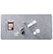 Metui 315X 157Multifunctional Makeup Mat for Vanity Top Protect Silicone NonSlip Vanity mat Easy to Clean Vanity Makeup mat Prevents Waterproof and oilproof WhiteGray