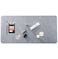 Metui 315X 157Multifunctional Makeup Mat for Vanity Top Protect Silicone NonSlip Vanity mat Easy to Clean Vanity Makeup mat Prevents Waterproof and oilproof WhiteGray