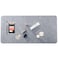 Metui 315X 157Multifunctional Makeup Mat for Vanity Top Protect Silicone NonSlip Vanity mat Easy to Clean Vanity Makeup mat Prevents Waterproof and oilproof WhiteGray