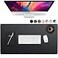 Vine Creations Leather Desk Mat 32 x 17 Desk Protector Mat PU Leather Desk Pad Large Mouse Pad Desk Blotter Desk Pads on Top of Desks Desk Matt for Desktop Home Office Desk Mat Black