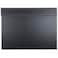KINGFOM UltraSmooth PU Leather Desk Pad Mat Office Desk Drawing Writing Board A3 A4 File Paper Clip Table Protector Mat on Top Large 24x18 Black