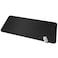 CENNBIE Leather Desk mat Protecter 472X196in Super Large PU Leather Desk Mat Blotters Organizer with Comfortable Writing SurfaceBlack