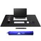 Cacoy Large Desk Mat 48 x 24 Leather Desk Pad Protector with Cork PU Leather DoubleSided Office Desk Cover Mat Large Computer Mouse Pad Waterproof Desk Blotter Pad for Office and Home Black