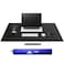 Cacoy Large Desk Mat 48 x 24 Leather Desk Pad Protector with Cork PU Leather DoubleSided Office Desk Cover Mat Large Computer Mouse Pad Waterproof Desk Blotter Pad for Office and Home Black