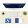 K KNODEL Large Office Leather Desk Mat Mouse and Keyboard Pad Computer and Laptop Mat Desktop Protector and Cover Writing Pad and Blotter 354x17 Ivory Cream