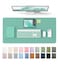 YSAGi Leather Desk Protector Office Mat Large Mouse Mat NonSlip PU Leather Blotter Laptop Desk Mat Waterproof Writing Pad for Office and Home GreenBlue 315 x 158