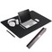 CENNBIE Leather Desk Mat Large 436 x 236 Desk Pad Blotter Protector Extended NonSlip Mouse Pad Waterproof PU Leather Large Mouse pad for Desk Office and Home Black