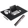 CENNBIE Leather Desk Mat Large 436 x 236 Desk Pad Blotter Protector Extended NonSlip Mouse Pad Waterproof PU Leather Large Mouse pad for Desk Office and Home Black