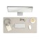 Smead Desk Pad Vegan Leather Desk Mat with NonSlip Faux Suede Backing Perfect Desk Organizer for Office Decor 36 x 17 Large Sandstone 64826