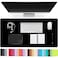 CADONO Leather Desk Pad ProtectorNonSlip Desk PadonSlip PU Leather Large Mouse PadEasy Clean Desk Protecor MatWriting Pad for Office WorkHomeDecorBlack 236 x 137