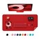 Niniubye Desk Pad 236 x 138 PU Leather NonSlip Desk Mat Large Mouse Pad for Desktop Waterproof Laptop Computer Writing Mat for Office Home Work Gaming Bright Red