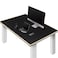 ZORESYN PU Leather Desk pad Black5512 x 3150 Large Desk mat with Suede Base Waterproof Gaming Mouse pad Table Mat Desktop Writing Pad for Home