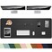 CEBOWA Leather Desk Pad Protector Office Desk Mat Large Mouse Pad NonSlip PU Leather Desk Blotter Laptop Desk Pad Desk Accessories for Office and Home Black 40 x 17