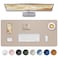 AFIING Leather Desk Pad Protector Mouse Pad Office Desk Mat NonSlip PU Leather Desk Blotter Laptop Desk Pad Waterproof Desk Writing Pad for Office and Home Beige 315 x 157