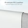 Aothia Leather Desk Pad Protector Mouse Pad Office Desk Mat NonSlip PU Leather Desk Blotter Laptop Desk Pad Waterproof Desk Writing Pad for Office and Home Barely Grey 36 x 17