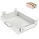 Gome Under Desk PullOut Drawer Storage Organizer Office Mounted Easy SlideOut Pencil Drawer for Saving Space Ideal for SitStand Workstation For 12 Support Bar Under Desk