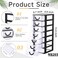 Thyle 2 Pcs Plastic Drawers Organizer Mini Organizer Stackable Plastic Clear Drawer Storage Box Containers Storage Units for Desktop Classroom Craft 67 x 49 x 134 inchesBlack