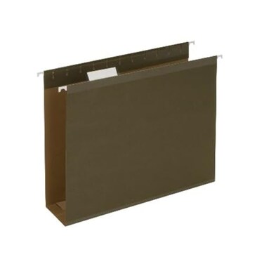 Pendaflex 04152X3 Extra Capacity Reinforced Hanging File Folders 3 Letter Size Standard green 15 Cut 25BX 4152x3