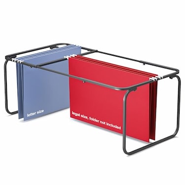TOPCJ Upgraded Adjustable Hanging File Folder FrameLegalLetter SizeLength Adjusted 16 to 25 inchesHeavy Duty Steel File DrawerCabinet Organizer Insert Hanging Folder Holder12598 W X 945 H