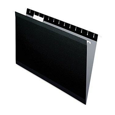 Pendaflex Recycled Hanging Folders Black Legal