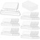 PAXCOO File Folder Tabs Paxcoo 50 Sets Hanging File Folder Labels Tabs and Inserts for Hanging Folders