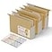 EcoStash Extra Capacity Hanging File Folders 315 Reinforced Wheat Straw Expanding Hanging Folder Letter Size Heavy Duty for Filing Cabinets File Organizer for Office HomeWheat Yellow3 Pcs