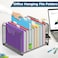 V-Opitos VOpitos 6 Pack 1 Inch Expansion Hanging File Folders Letter Size Hanging Folders with 15Cut Adjustable Tab Extra Capacity Hanging File Folders Ideal School Classroom Office Supplies