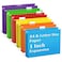 V-Opitos VOpitos 6 Pack 1 Inch Expansion Hanging File Folders Letter Size Hanging Folders with 15Cut Adjustable Tab Extra Capacity Hanging File Folders Ideal School Classroom Office Supplies