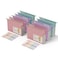 EcoStash Extra Capacity Hanging File Folders 315 Reinforced Wheat Straw Expanding Hanging Folder Letter Size Heavy Duty for Filing Cabinets File Organizer for Office Home6 Packs