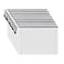 AUSTARK 10 Pcs Zipper File Bags Waterproof Plastic Mesh Pouch for Office School Board Game Storage Bags A4 Size 134x94 White and Black