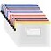 AUSTARK Plastic Mesh Zipper Pouch 12Pcs Zipper File Bags with Label Pocket A5 Size 92x67in White