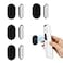 XYOFUN Magnetic Remote Control Holder Wall Mount 4 Pcs No Drill SelfAdhesive Organizer for Air Conditioner TV Remotes Storage Caddy for Televisions Backside Black