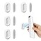 XYOFUN Magnetic Remote Control Holder Wall Mount 4 Pcs No Drill SelfAdhesive Organizer for Air Conditioner TV Remotes Storage Caddy for Televisions Backside White