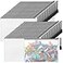 Jetec 32 Pcs Mesh Zipper Bags Toy Storage Bikini Organizer Bag Bolsas Para Guardar Trajes De Bano Waterproof Zipper Reusable Pouch Puzzle Multipurpose for Storage OfficeGrey75 x 5 Inch