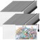 Jetec 32 Pcs Mesh Zipper Bags Toy Storage Bikini Organizer Bag Bolsas Para Guardar Trajes De Bano Waterproof Zipper Reusable Pouch Puzzle Multipurpose for Storage OfficeGrey75 x 5 Inch