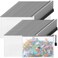 Jetec 32 Pcs Mesh Zipper Bags Toy Storage Bikini Organizer Bag Bolsas Para Guardar Trajes De Bano Waterproof Zipper Reusable Pouch Puzzle Multipurpose for Storage OfficeGrey75 x 5 Inch