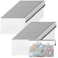 Jetec 32 Pcs Mesh Zipper Bags Toy Storage Bikini Organizer Bag Bolsas Para Guardar Trajes De Bano Waterproof Zipper Reusable Pouch Puzzle Multipurpose for Storage OfficeGrey9 x 7 Inch