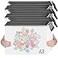 SUNEE 18pcs Plastic Mesh Zipper Pouch A3 Extra Large 16x11 in WaterResistant Zip Bag for School Office Supplies Puzzles Games Organizing Storage Black 18 Pack