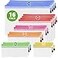 JUZARI 16 Pack Assorted Sizes Plastic Mesh Zipper Pouches for Storage Organize Board Games Puzzles Documents Bills School and Office Supplies Travel Makeup Multisize Mesh Zipper Pouch