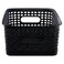 Advantus 40326 Weave Bins 9 78 x 7 38 x 4 Plastic Black 3 Bins