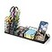 Topwey Pen Holder for Desk Rotating Pencil Holder Cup Holder for Desk Office Pen Organizer in Black Jet Black