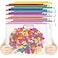 YOPCDJ 20PCS Mesh Zipper Pouch BagsFile BagsToy Storage BagsClear Organizer BagsSuitable for Board GameHomeSchooland Office Organization10A310A4